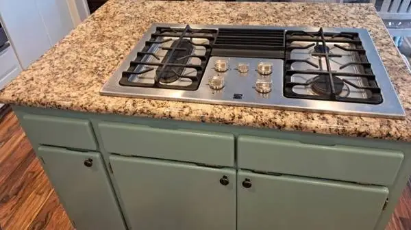 36 Gas Downdraft Cooktop