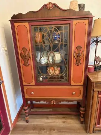 Art deco china cabinet