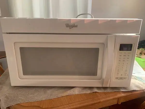 Whirlpool Over-the-Range Microwave - White - Excellent Condition - $10