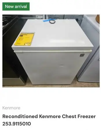 Reconditioned Kenmore Chest Freezer 253.9115010