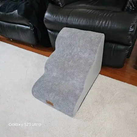 Grey 3 Step Cat Dog Pet Steps New MSRP $59