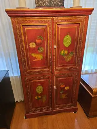 Kitchen or Office cabinet Red