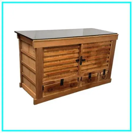 Japenese Marble Top Tansu