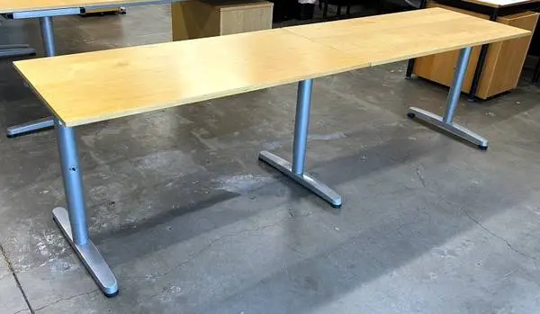 Like-New IKEA Galant 18222 Adjustable Height Desk (Oak)