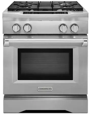 *Open Box* KitchenAid 30” Dual Fuel Range – 4 Burners