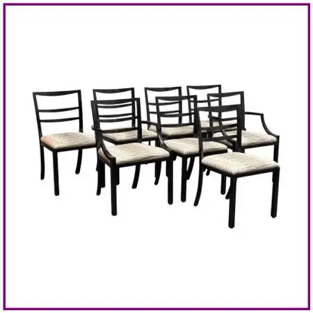 Henredon Acquisitions Dining Chairs, Set Of Eight