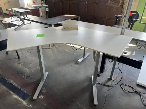 Herman Miller Renew Sit Stand 120 Degree  Corner Desk (NWOL)
