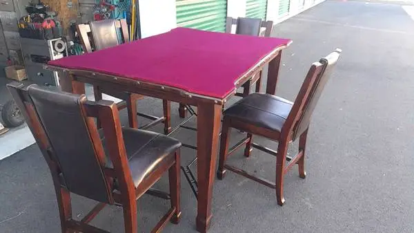 Counter Heights table and four chairs