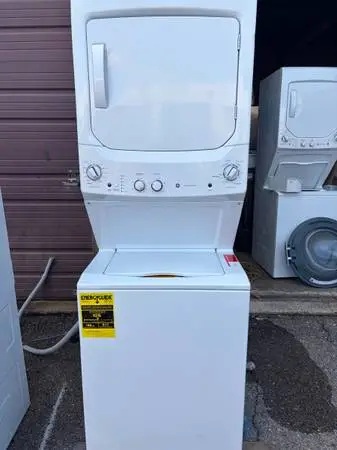 New ge 24 in stack, washer and electric dryer combo