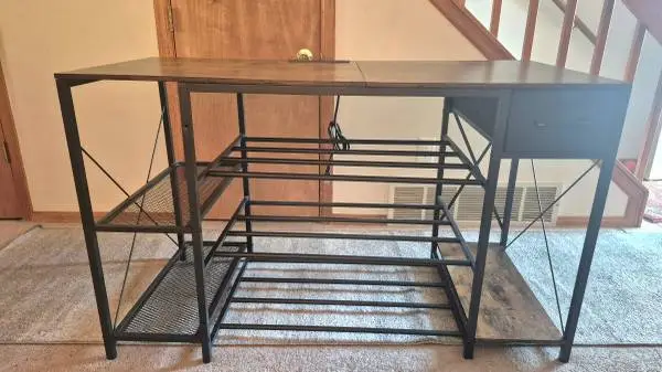 Large Multipurpose Table with Generous Storage