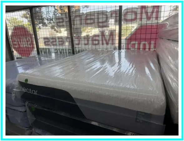 QUEEN SIZE NECTAR PREMIER MEMORY FOAM MATTRESS & BOX SPRING BED SET