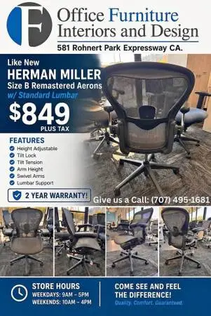 Like NEW Remastered Herman Miller Aeron Ergonomic Chair