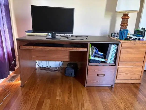 Computer Desk with File Drawer
