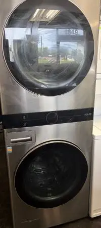 LG ThinQ Front Load Graphite Washer & Dryer Set
