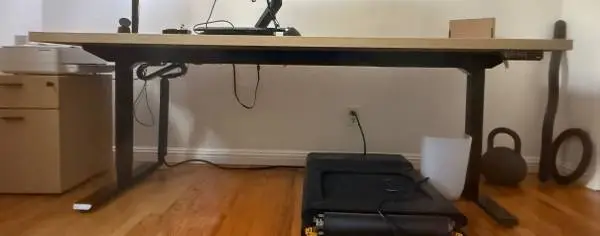 Height Adjustable Desk and Monitors