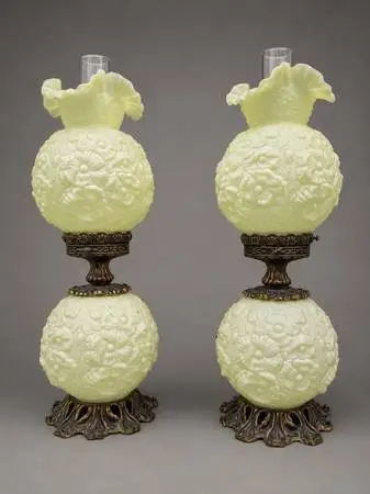 Vintage Fenton Lamps
