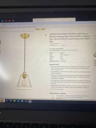 Pendant light