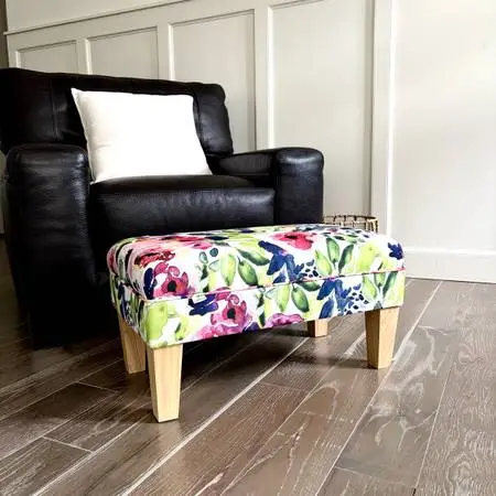 Entryway Bench / Bespoke ottoman footrest / Coffee table alternative