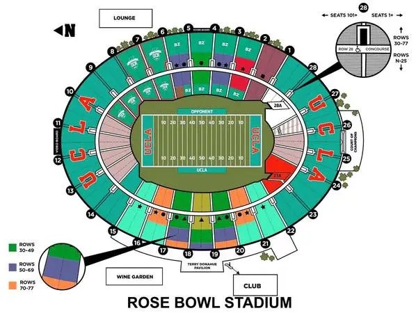 UCLA Football - 4 Seats, on the Aisle (Shade Section)