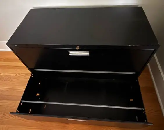 Hon 2-Drawer Lateral File Cabinet with Lock, 42 by 19-1/4 by 28-1/2-In