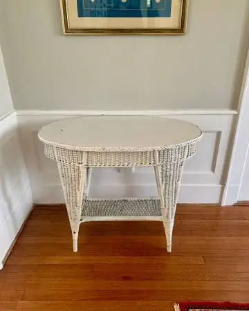 Antique Wicker Table