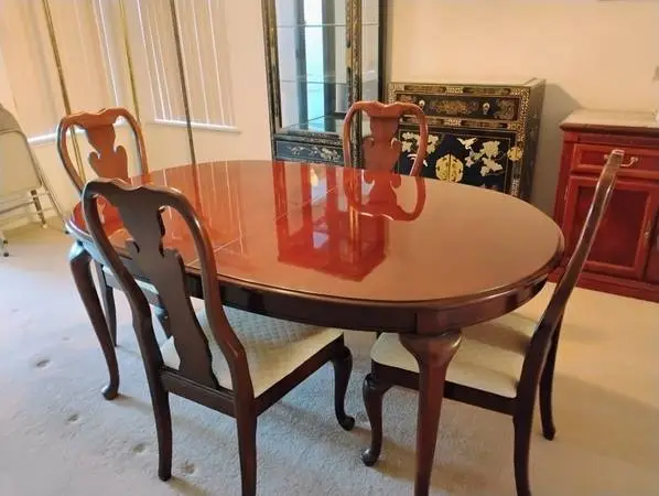 Cherry Wood Dining Table
