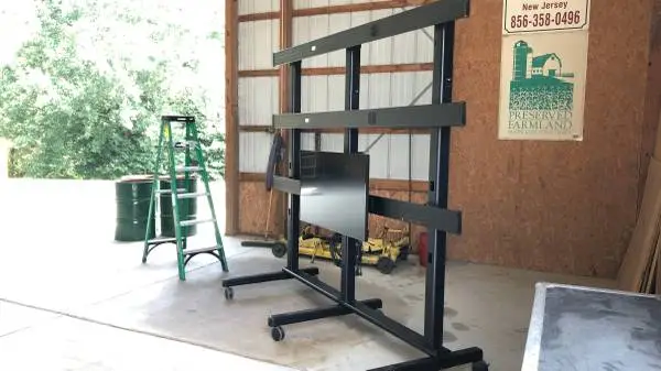 Complete Portable (9) Planar TV Videowall w/ Chief LVM3X3U Mount