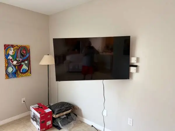TV - Wall Mounting Steel Bracket - Already attached to support 2x4s