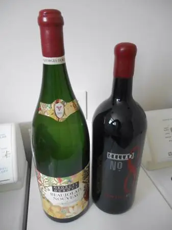 Restaurant/ bar display wine bottles