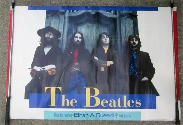 vintage BEATLES poster- 1987 Ethan Russell