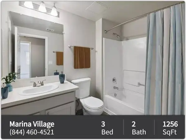 Stop by today at the 3 bed / 2 bath of your dreams! 1256 Sq Ft!