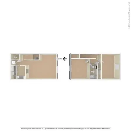 Just right for you! A gorgeous 2 bed 1.5 bath apartment awaits!