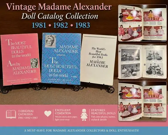 📚 Vintage Madame Alexander Doll Catalog Collection (1981–1983) –3