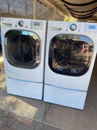 LG steam washer & Gas dryer
