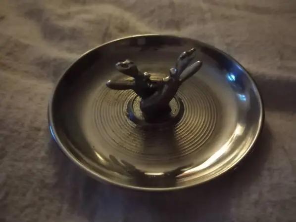 Mid century hippo hippopotamus chrome cigarette ashtray