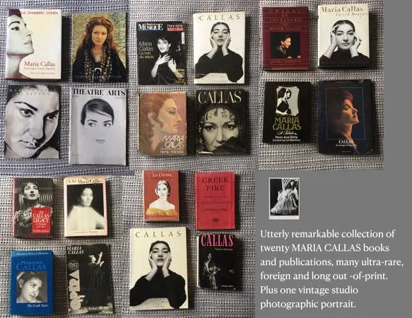 Maria Callas books. biographies, photos, magazines