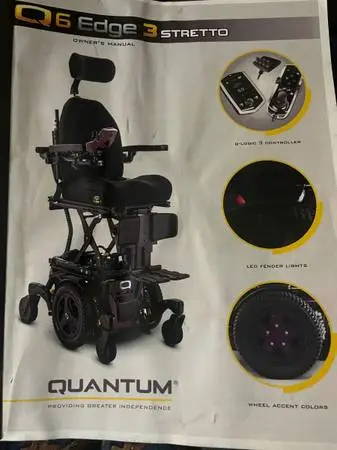 Quantum power wheelchair