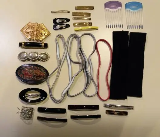 19 each Headbands, 20 each Barrettes