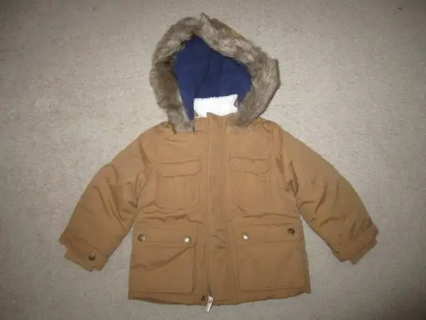New Carters Heavyweight Adventure Boys Parka Coat 2T
