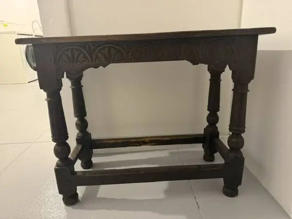 Wood Side Table 28x 17x17 1/2