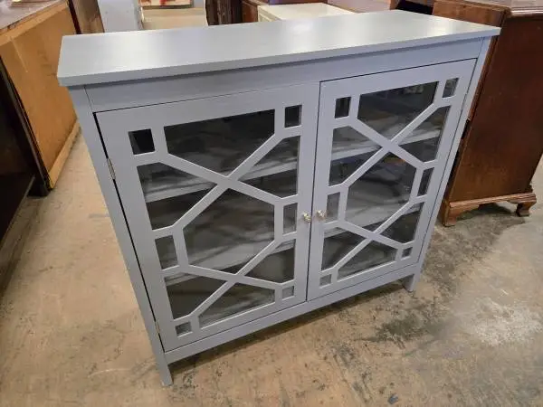 Habitat for Humanity Restore – Small Gray Accent Cabinet