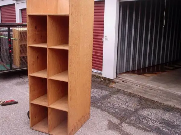 78 wood cubby