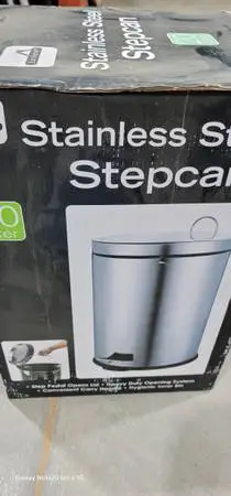 EuroHome Stainles Steel Step Can