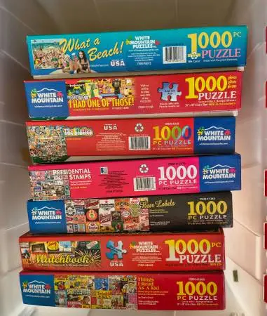 White Mountain Puzzles HUGE Sale