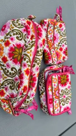 VERA BRADLEY/LIBERTY travel pouches, backpack, etc.