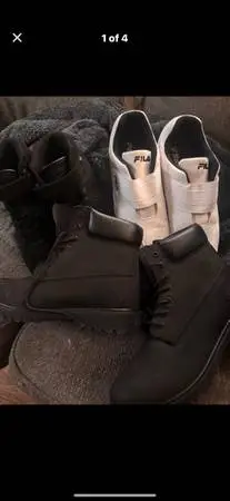 Men’s sneaker bundle plus work boots