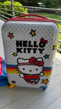 Hello Kitty Carry-On Suitcase w/ duffle bag & packing cubes
