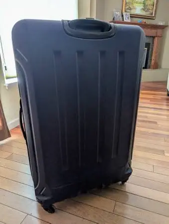 jumbo oversized rolling suitcase luggage bag:use as moving/storage box