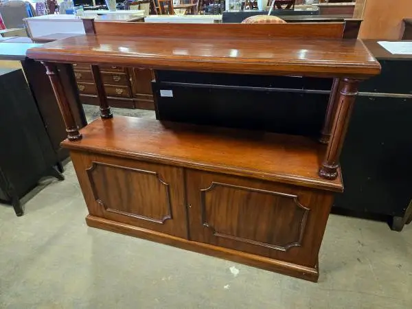 Habitat for Humanity Restore – Antique Mahogany Cabinet/Sideboard