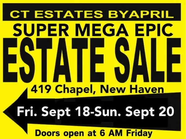 SUPER MEGA EPIC ESTATE SALE. SAVE THE DATES